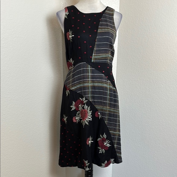 Anthropologie X Mauve Patterned Bliss Dress Size 6 NWOT - Picture 3 of 10